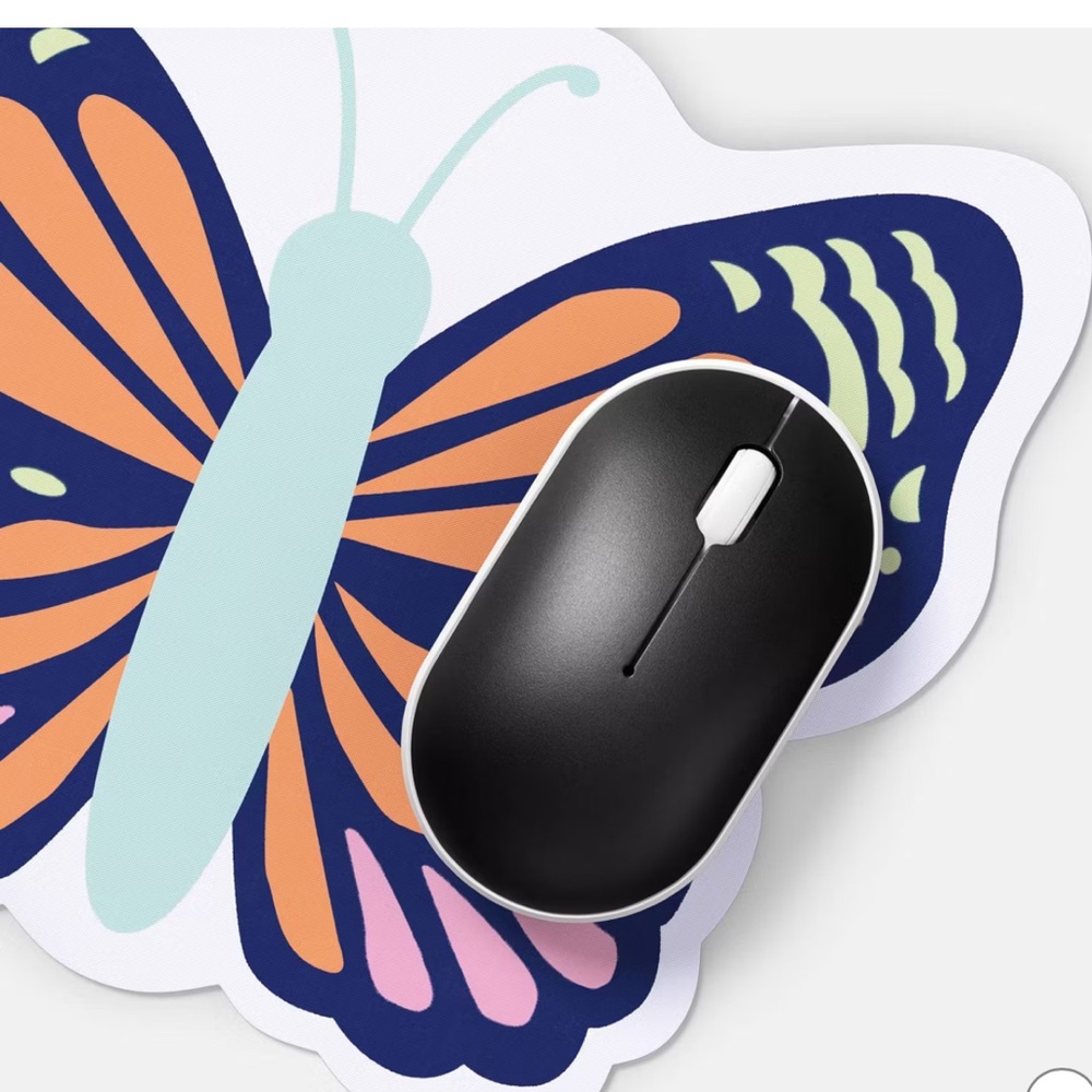 One HeyDay novelty mouse pad NEW choice of heart, butterfly, shark, strawberry - Picture 5 of 9